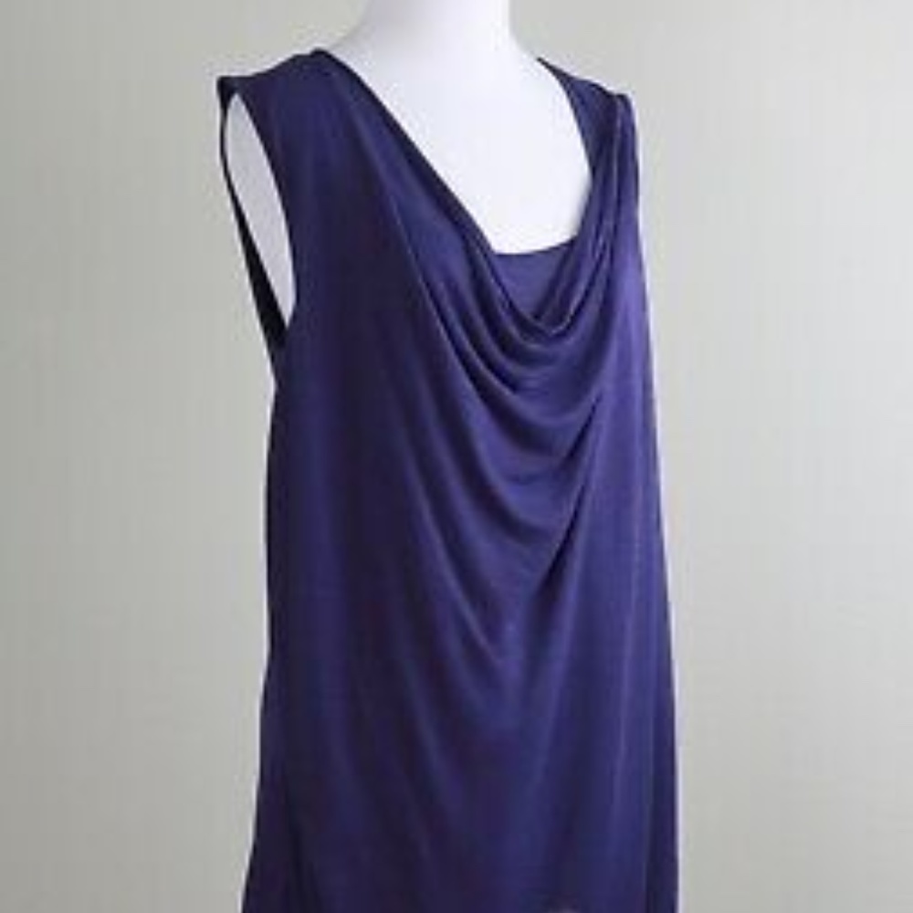 Peruvian Connection Soft Layered Linen Blend Top S